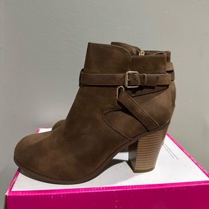 Brown booties